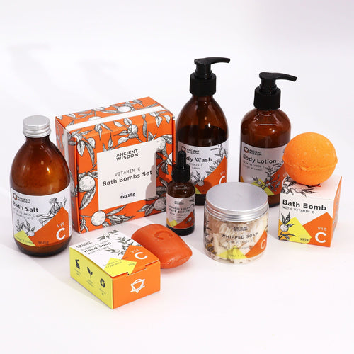 Aromatherapy Body Wash with Vitamin C – Orange & Lemon - Vitamin C Skincare