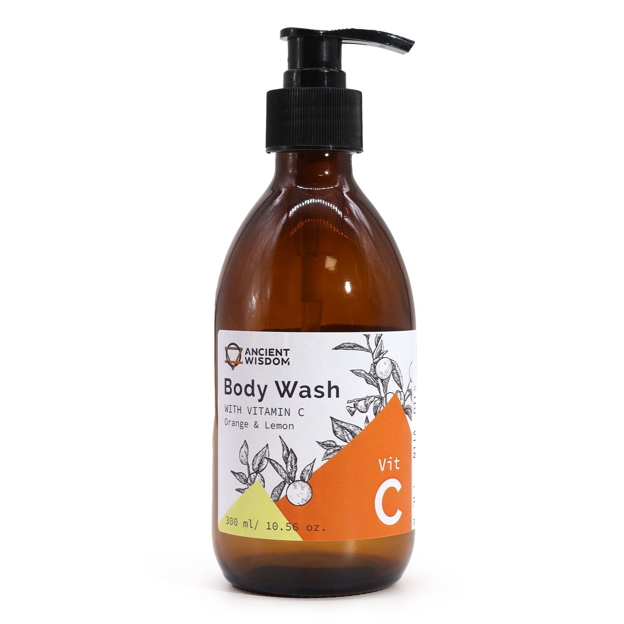 Aromatherapy Body Wash with Vitamin C – Orange & Lemon - Vitamin C Skincare
