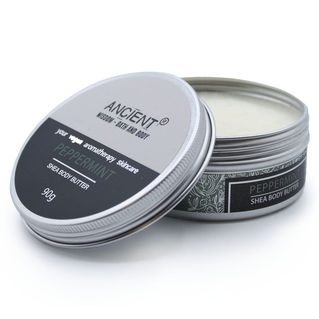Aromatherapy Shea Body Butter 90g - Peppermint - Aromatherapy Shea Body Butter 90g