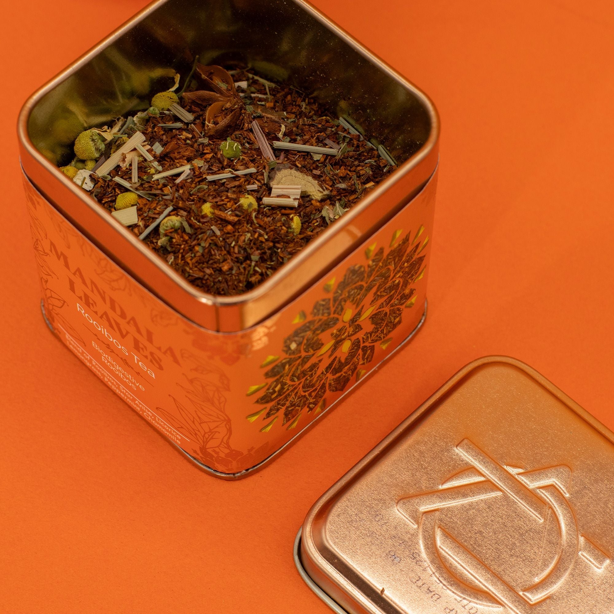 Artisan Tea 50g Tin - Biodigest Rooibos & Matcha In Tins