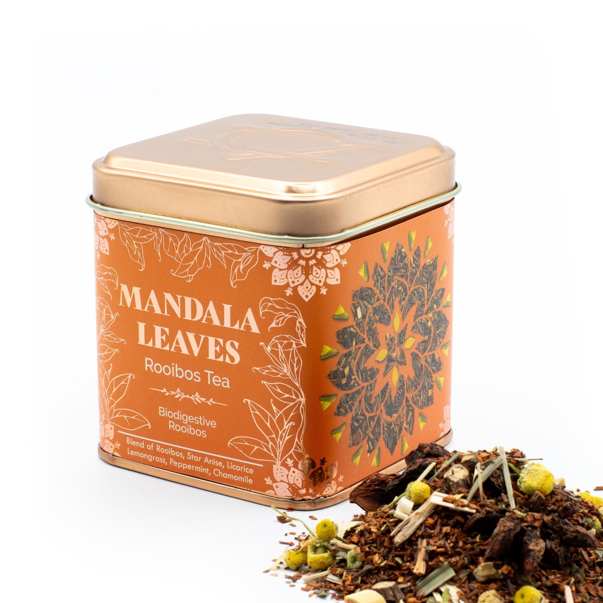 Artisan Tea 50g Tin - Biodigest Rooibos & Matcha In Tins