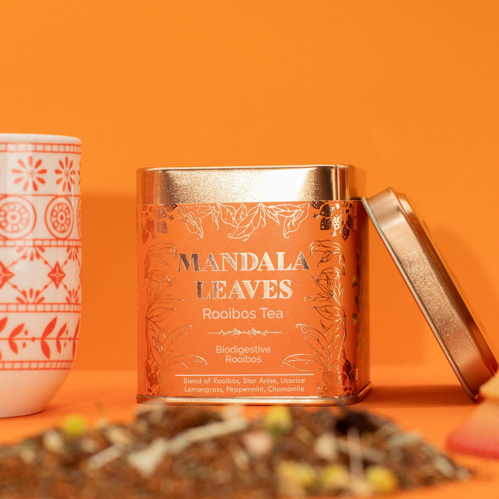 Artisan Tea 50g Tin - Biodigest Rooibos & Matcha In Tins
