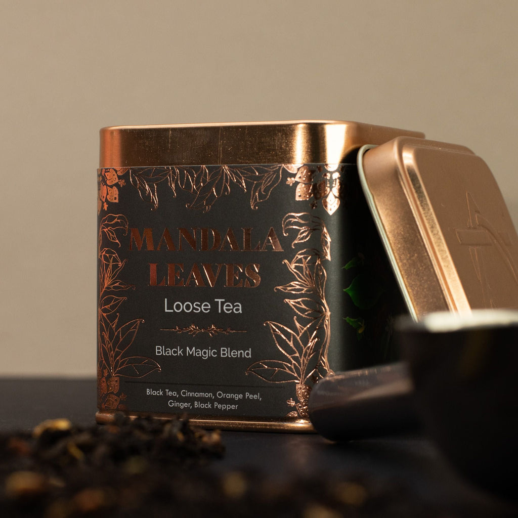 Artisan Tea 50g Tin - Black Magic Blend & Matcha In Tins