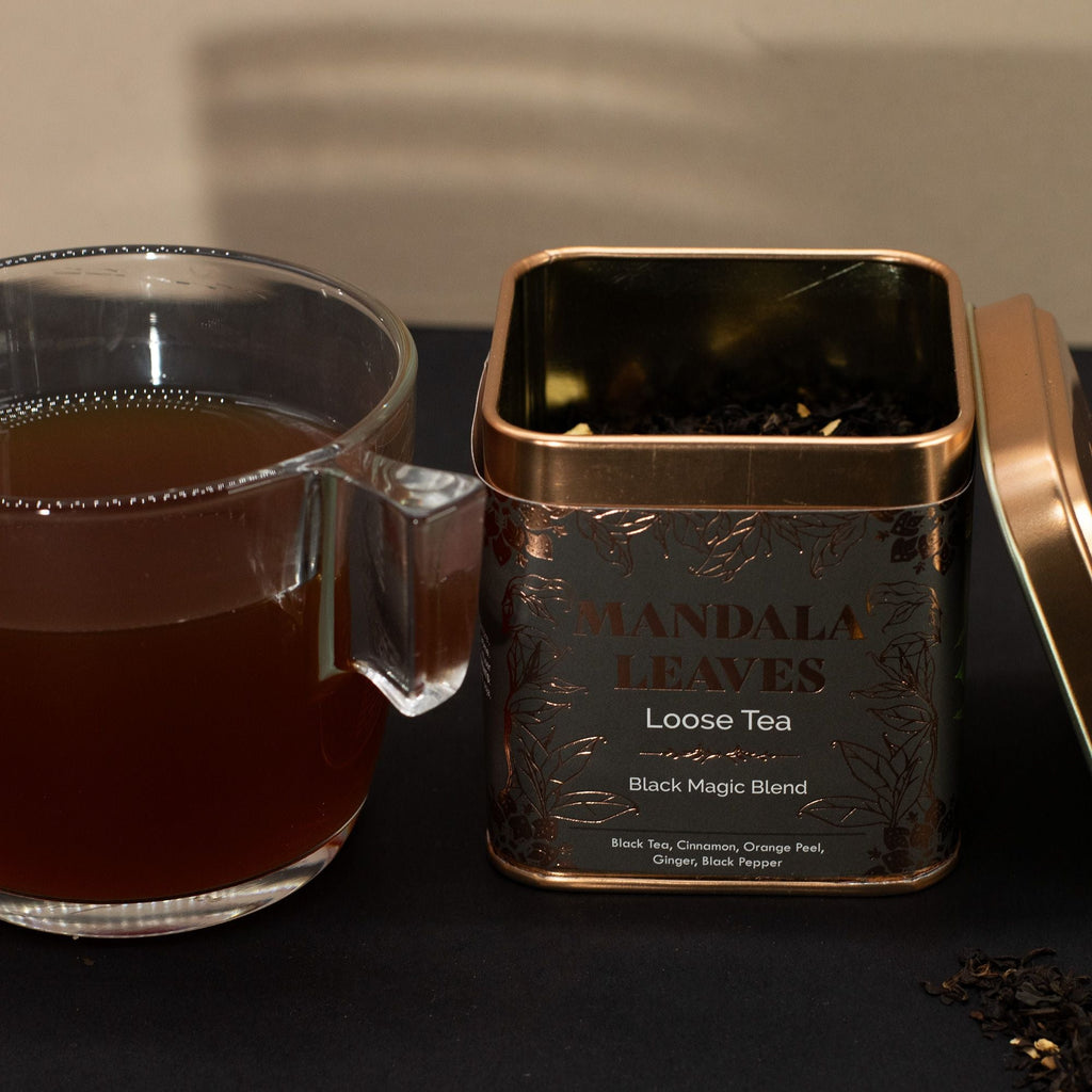 Artisan Tea 50g Tin - Black Magic Blend & Matcha In Tins