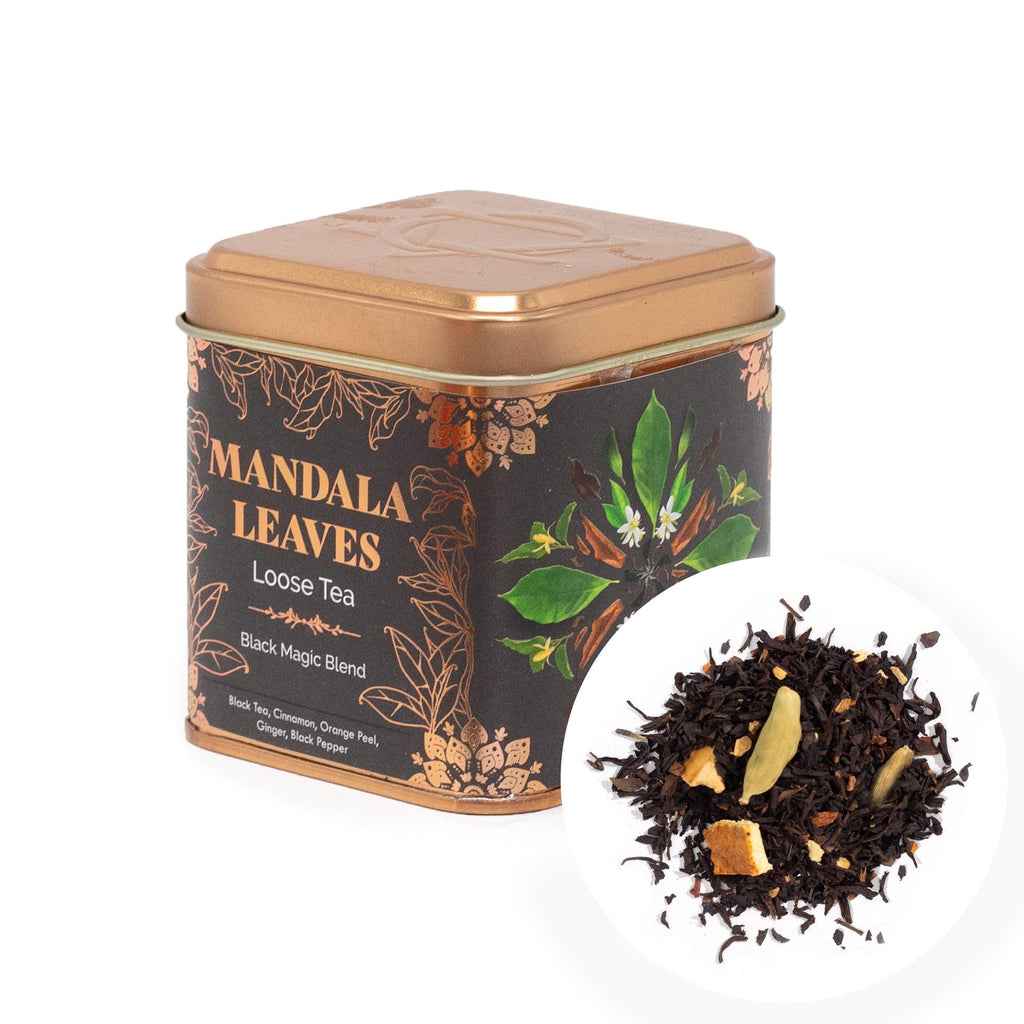 Artisan Tea 50g Tin - Black Magic Blend & Matcha In Tins