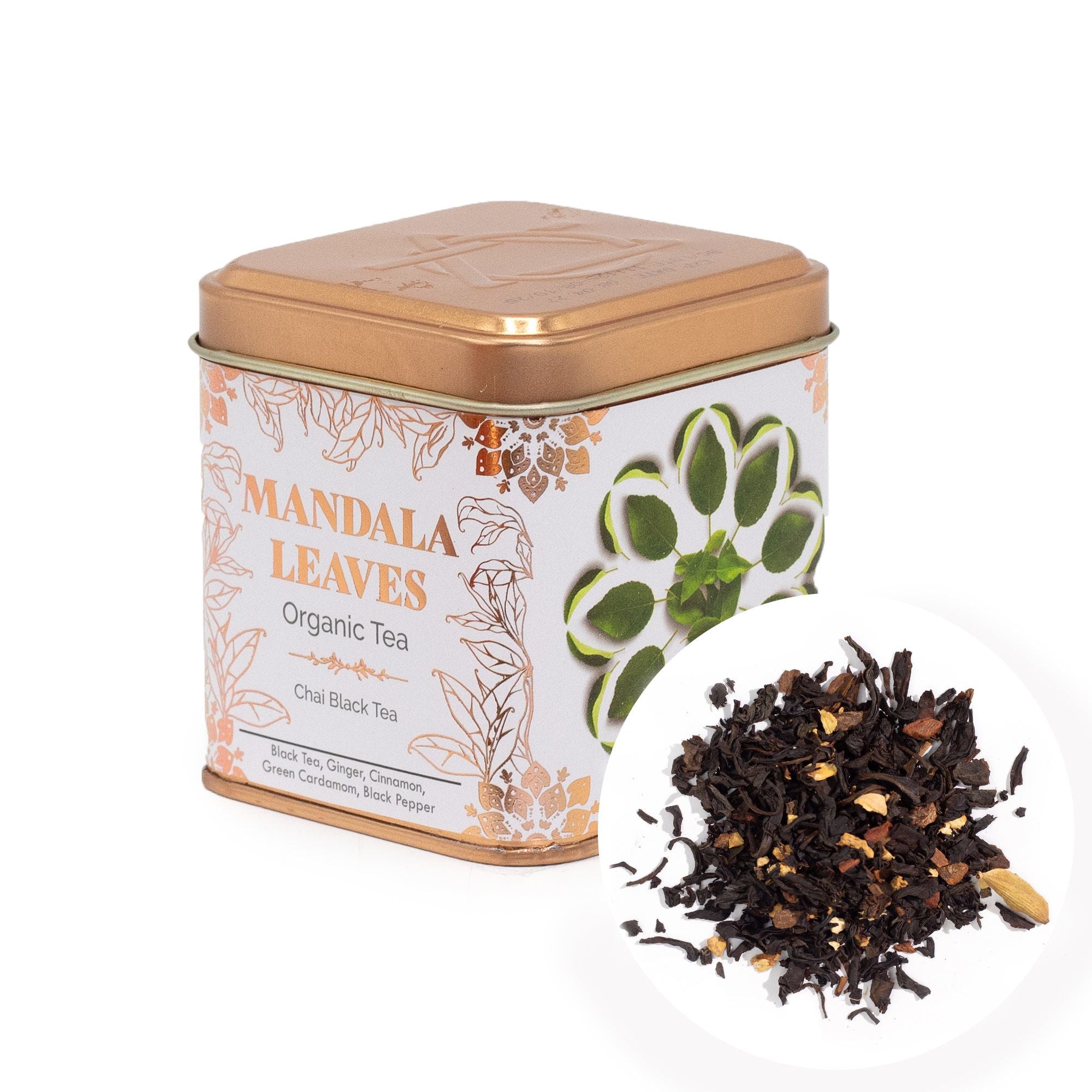 Artisan Tea 50g Tin - Chai Black & Matcha In Tins