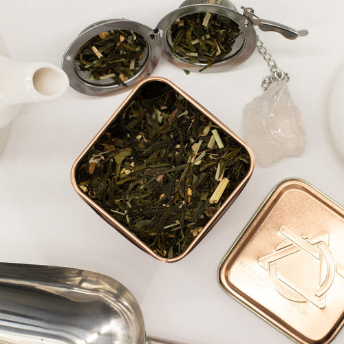 Artisan Tea 50g Tin - Classic Green with Lemon and Ginger & Matcha In Tins