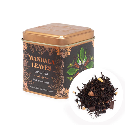 Artisan Tea 50g Tin - Dark Brown Magic & Matcha In Tins