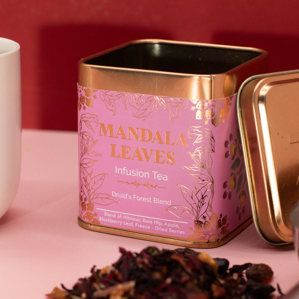 Artisan Tea 50g Tin - Druid’s Forest Blend & Matcha In Tins