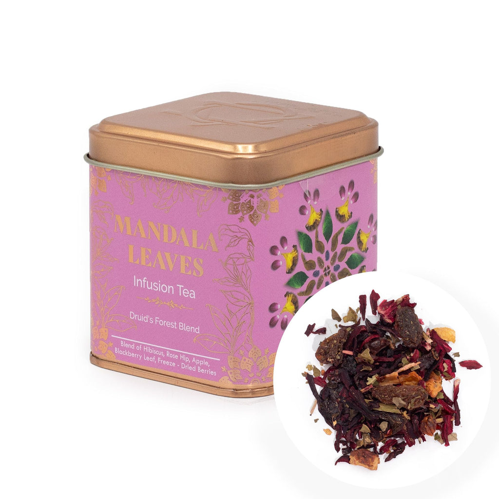 Artisan Tea 50g Tin - Druid’s Forest Blend & Matcha In Tins