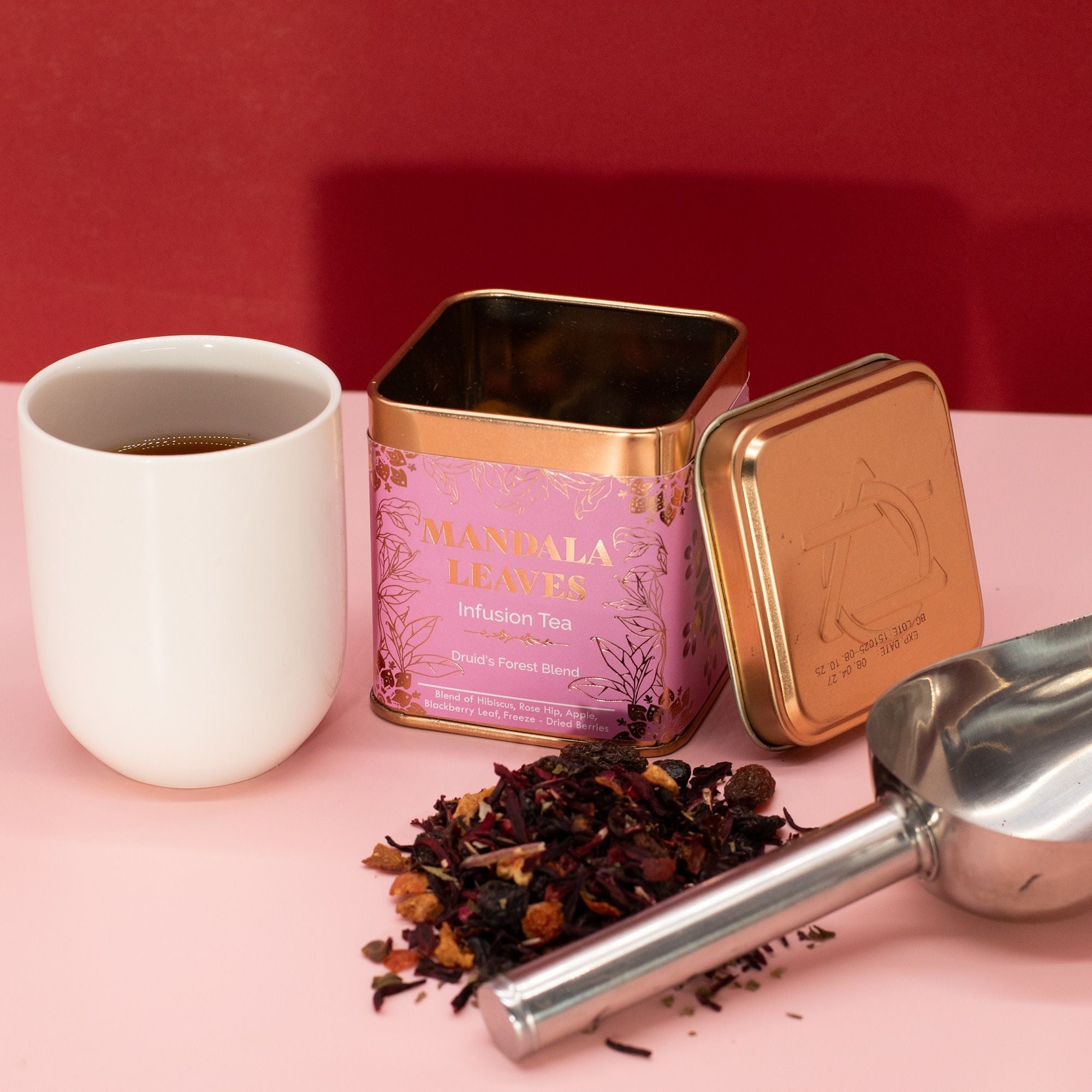Artisan Tea 50g Tin - Druid’s Forest Blend & Matcha In Tins