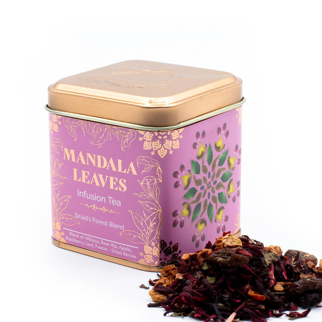 Artisan Tea 50g Tin - Druid’s Forest Blend & Matcha In Tins