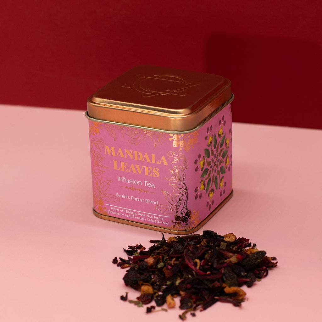 Artisan Tea 50g Tin - Druid’s Forest Blend & Matcha In Tins