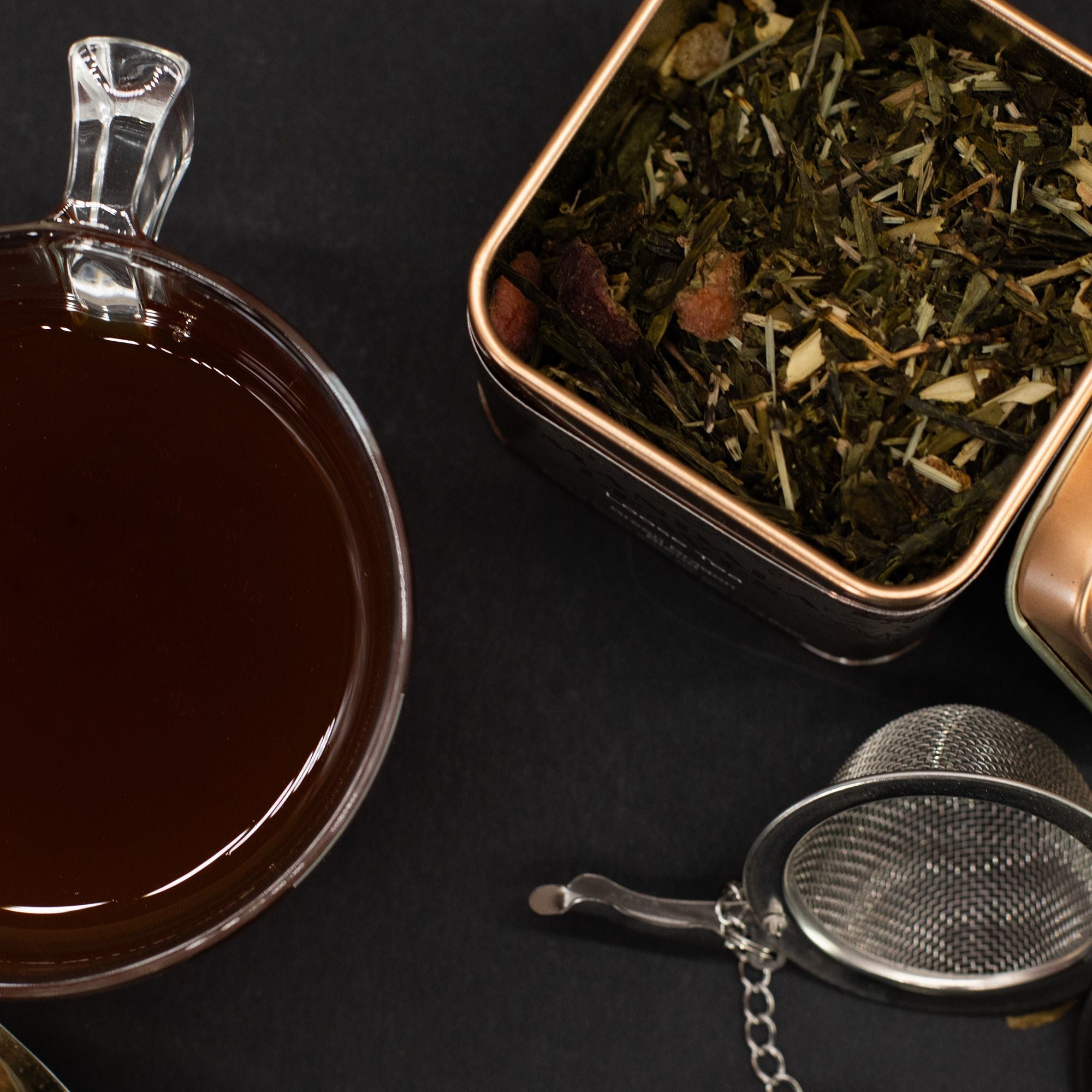 Artisan Tea 50g Tin - Green Dragon Blend & Matcha In Tins