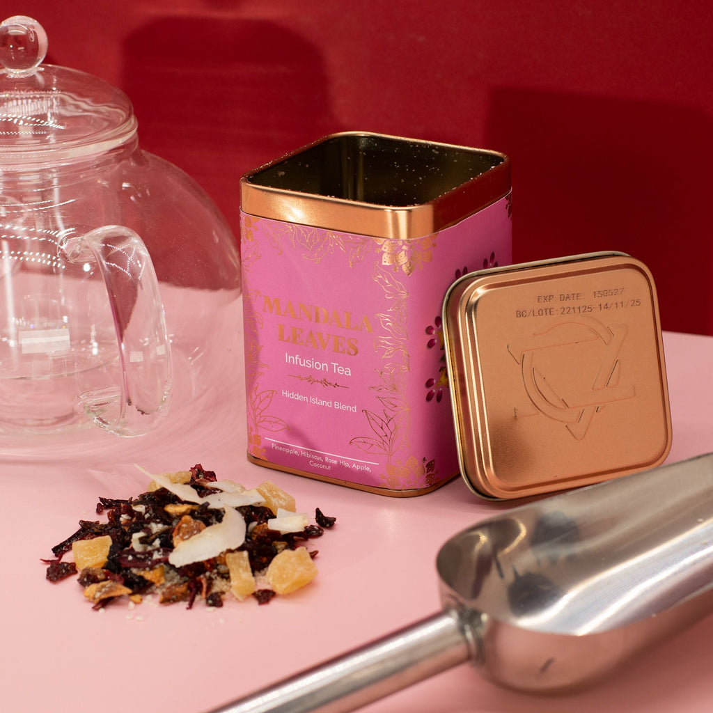 Artisan Tea 50g Tin - Hidden Islands Blend & Matcha In Tins