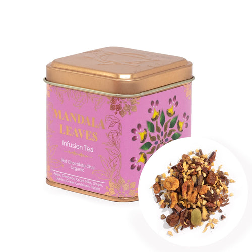 Artisan Tea 50g Tin - Hot Chocolate Chai Infusion & Matcha In Tins