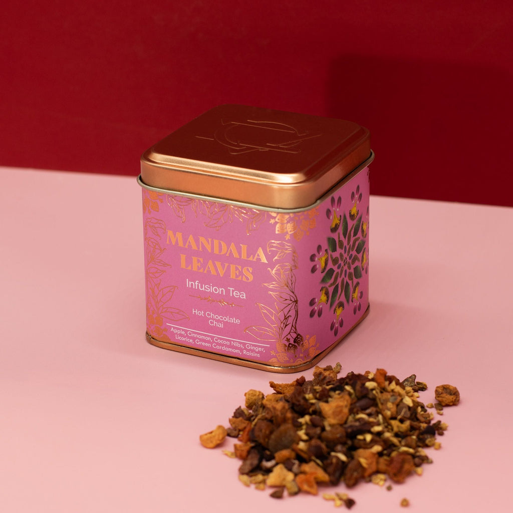 Artisan Tea 50g Tin - Hot Chocolate Chai Infusion & Matcha In Tins