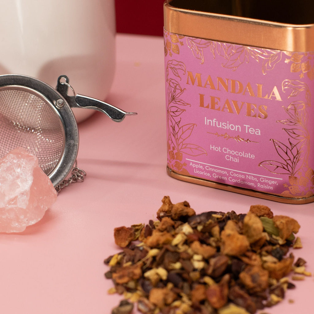 Artisan Tea 50g Tin - Hot Chocolate Chai Infusion & Matcha In Tins
