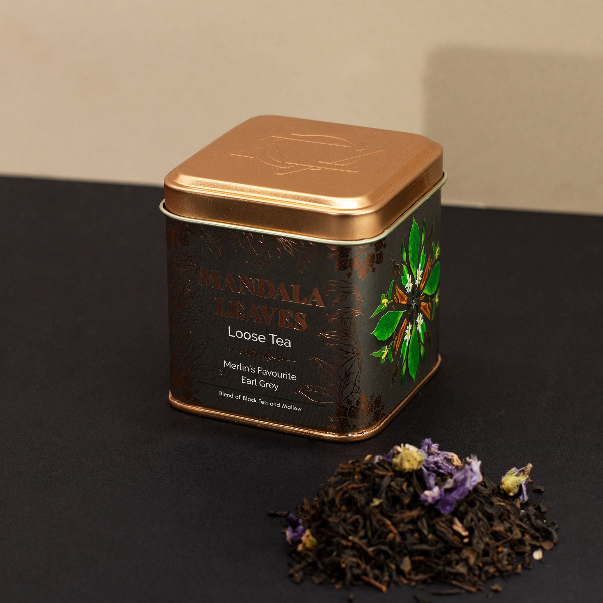 Artisan Tea 50g Tin - Merlin’s Favorite Earl Grey & Matcha In Tins
