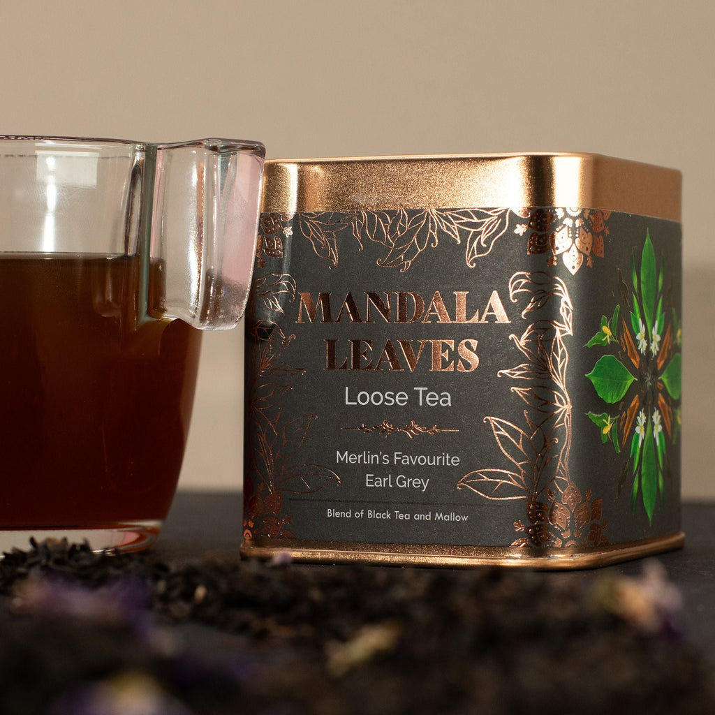 Artisan Tea 50g Tin - Merlin’s Favorite Earl Grey & Matcha In Tins
