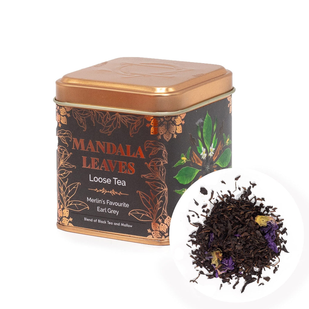 Artisan Tea 50g Tin - Merlin’s Favorite Earl Grey & Matcha In Tins