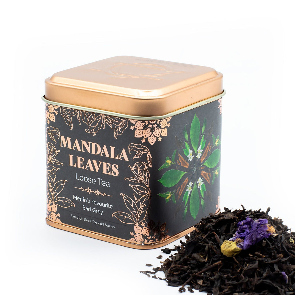 Artisan Tea 50g Tin - Merlin’s Favorite Earl Grey & Matcha In Tins
