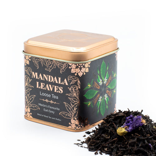 Artisan Tea 50g Tin - Merlin’s Favorite Earl Grey & Matcha In Tins