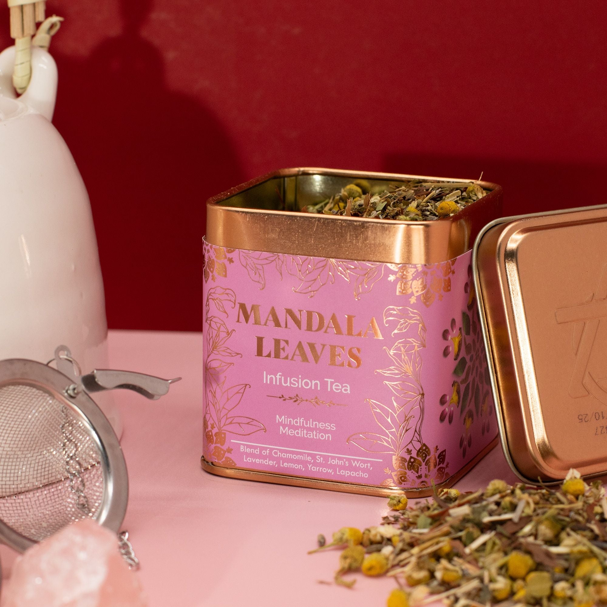 Artisan Tea 50g Tin - Mindfulness Meditation Blend & Matcha In Tins