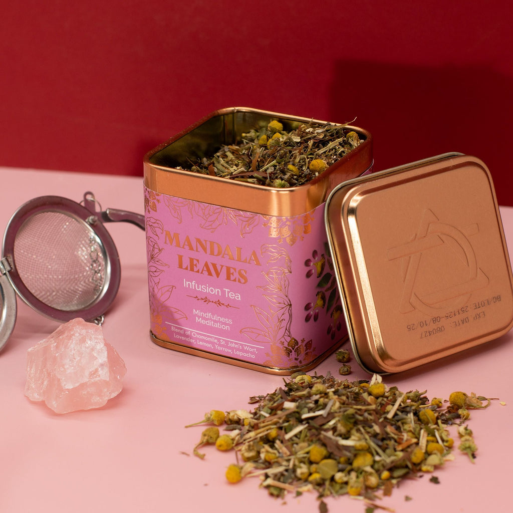 Artisan Tea 50g Tin - Mindfulness Meditation Blend & Matcha In Tins