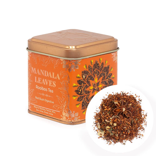 Artisan Tea 50g Tin - Red Bush Digestive & Matcha In Tins