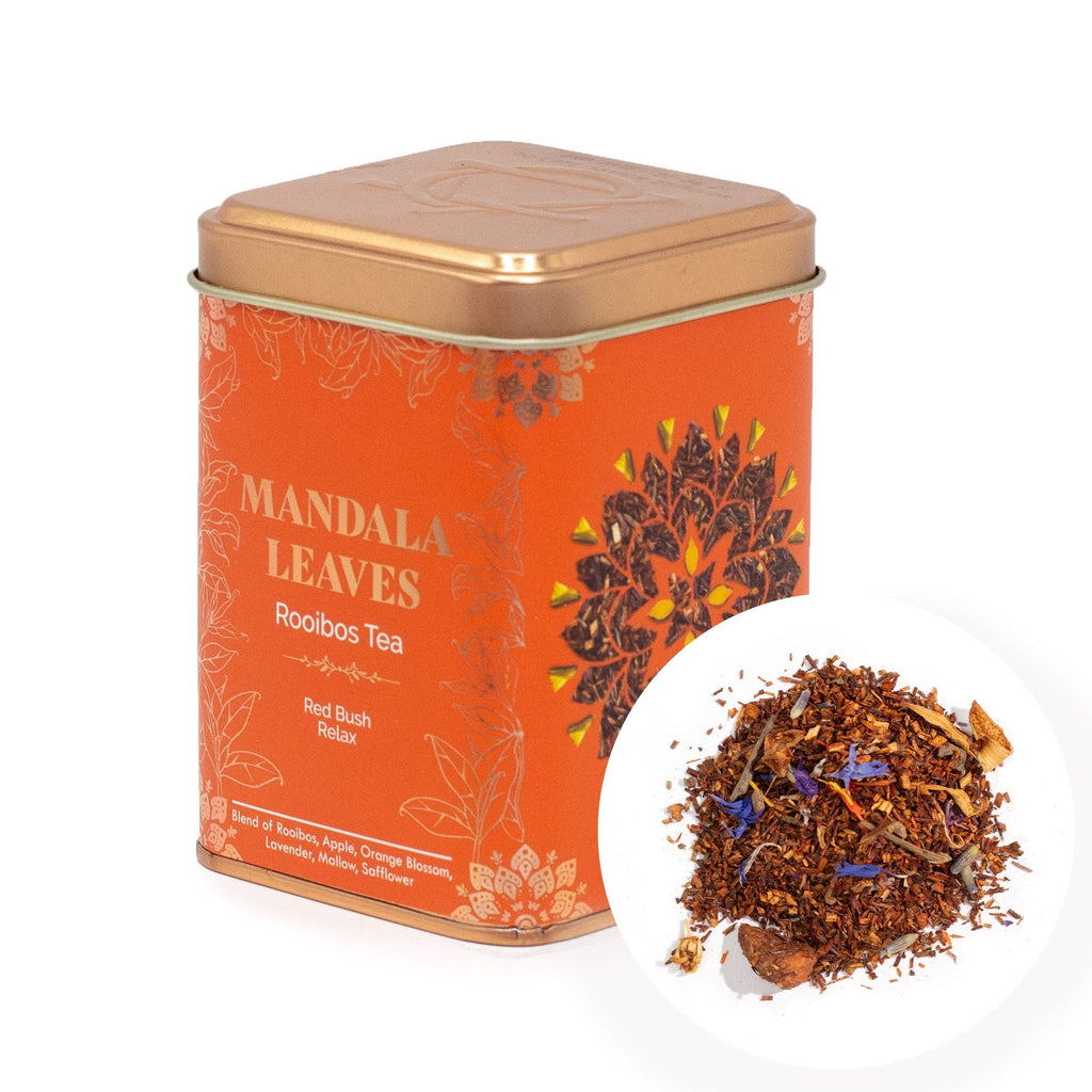 Artisan Tea 50g Tin - Red Bush Relax & Matcha In Tins
