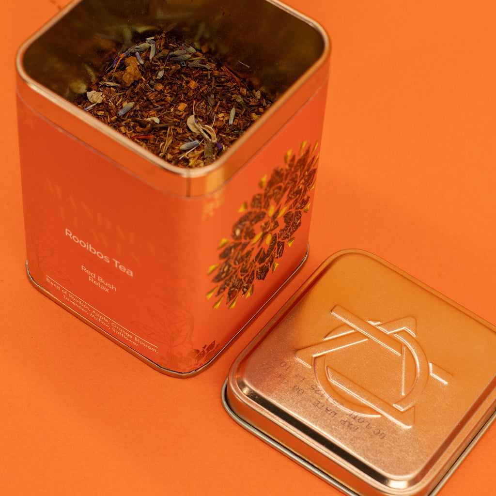 Artisan Tea 50g Tin - Red Bush Relax & Matcha In Tins