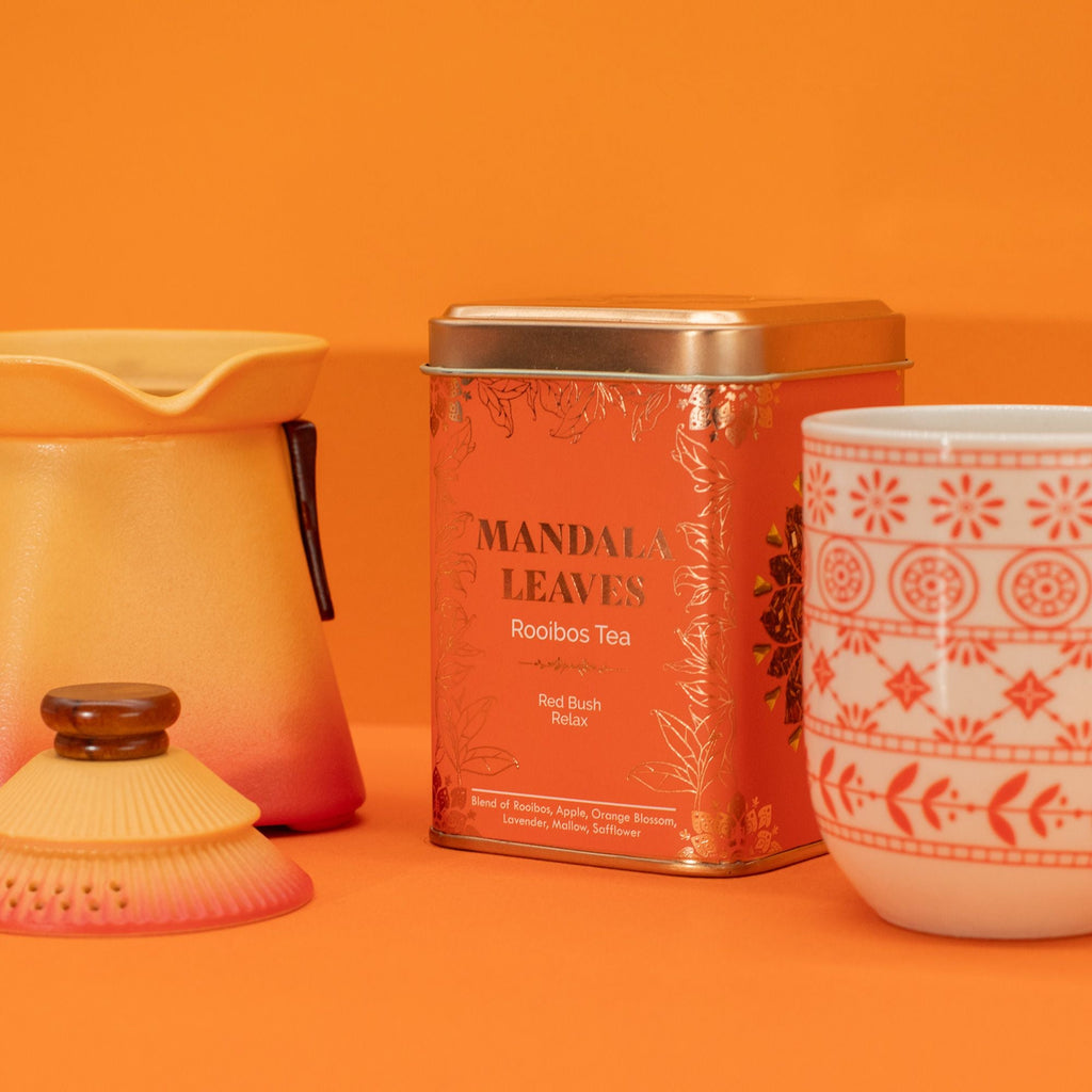 Artisan Tea 50g Tin - Red Bush Relax & Matcha In Tins