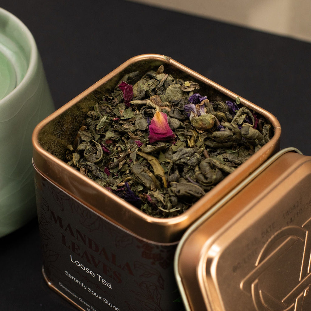 Artisan Tea 50g Tin - Serenity Souk Blend & Matcha In Tins