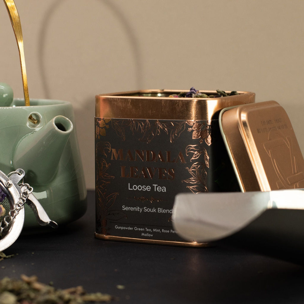 Artisan Tea 50g Tin - Serenity Souk Blend & Matcha In Tins