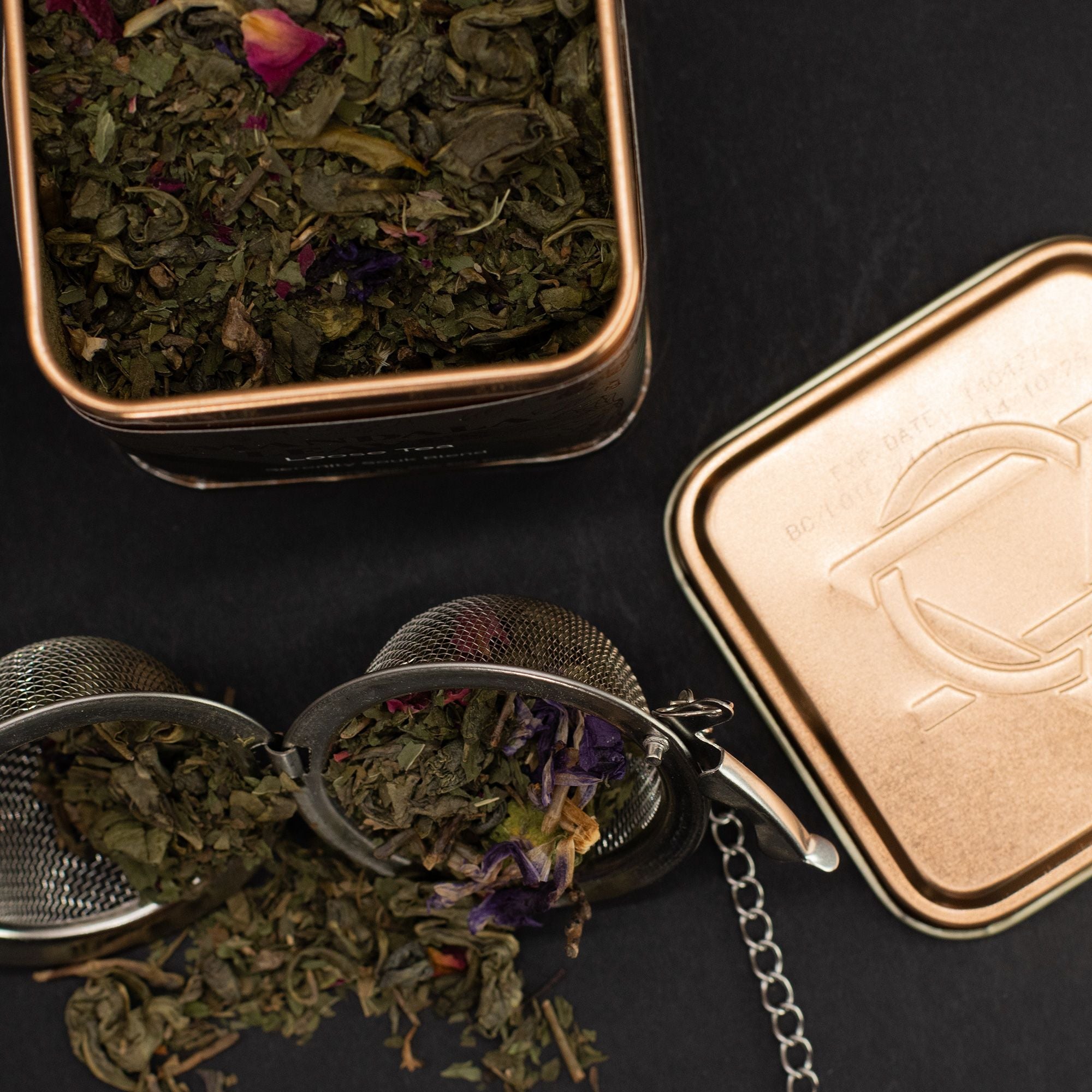 Artisan Tea 50g Tin - Serenity Souk Blend & Matcha In Tins