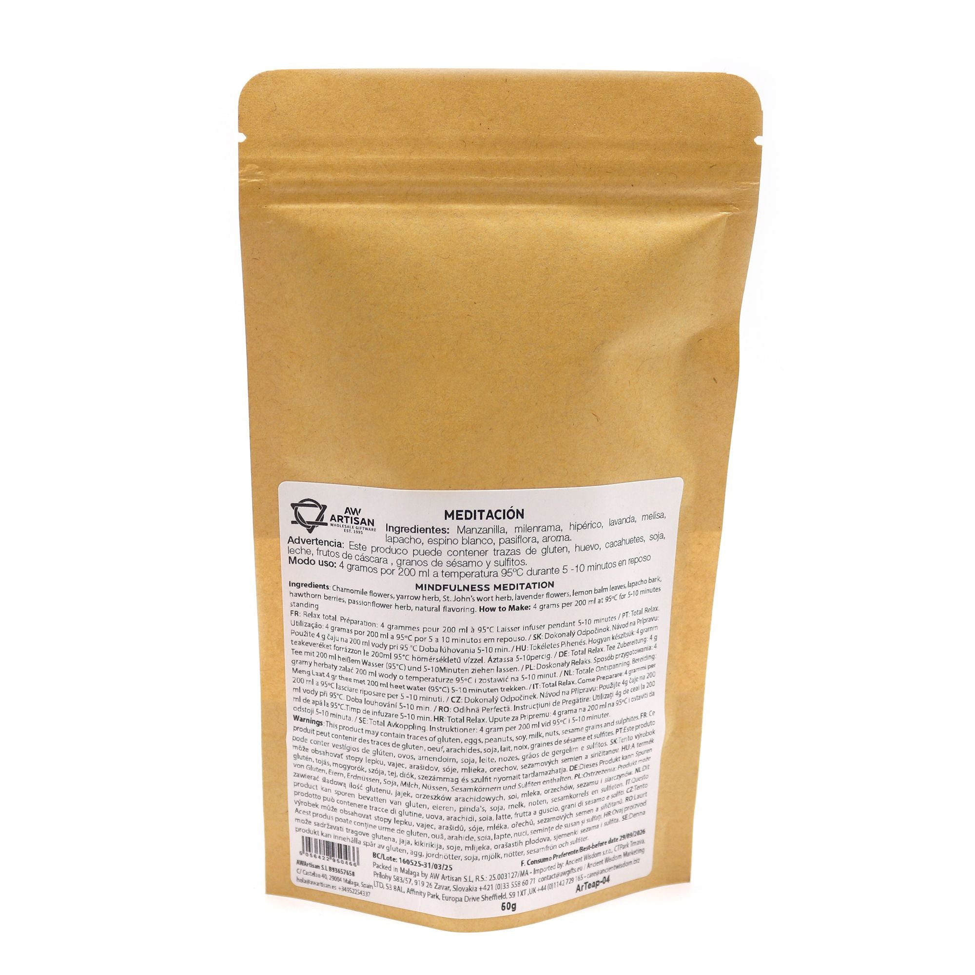 Artisan Tea - 50g Mindfulness Meditation - Bag