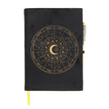 Astrology Wheel Journal with Black Obsidian Pen From Witch, Please!