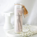 Athena Goddess Tube Candle with Clear Quartz Crystals at Witch, Please!.