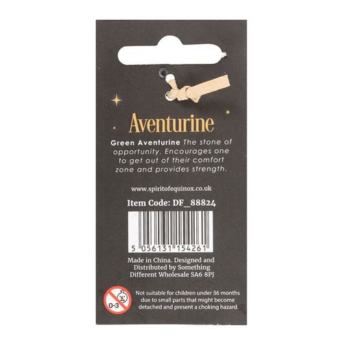 Aventurine Crystal Mushroom Keyring From Witch, Please!