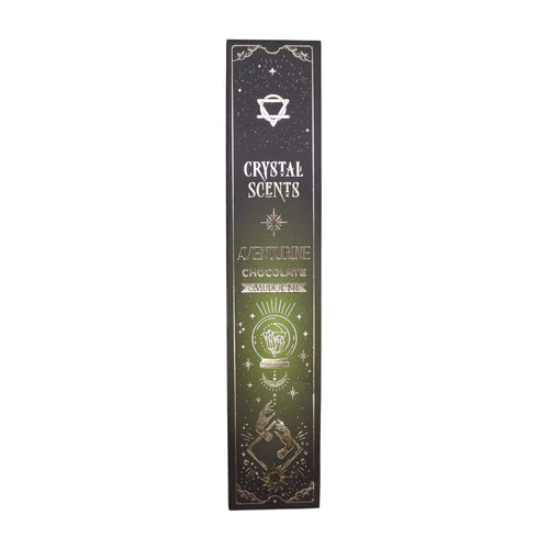 Aventurine Crystal Scents Smudge Incense - Chocolate