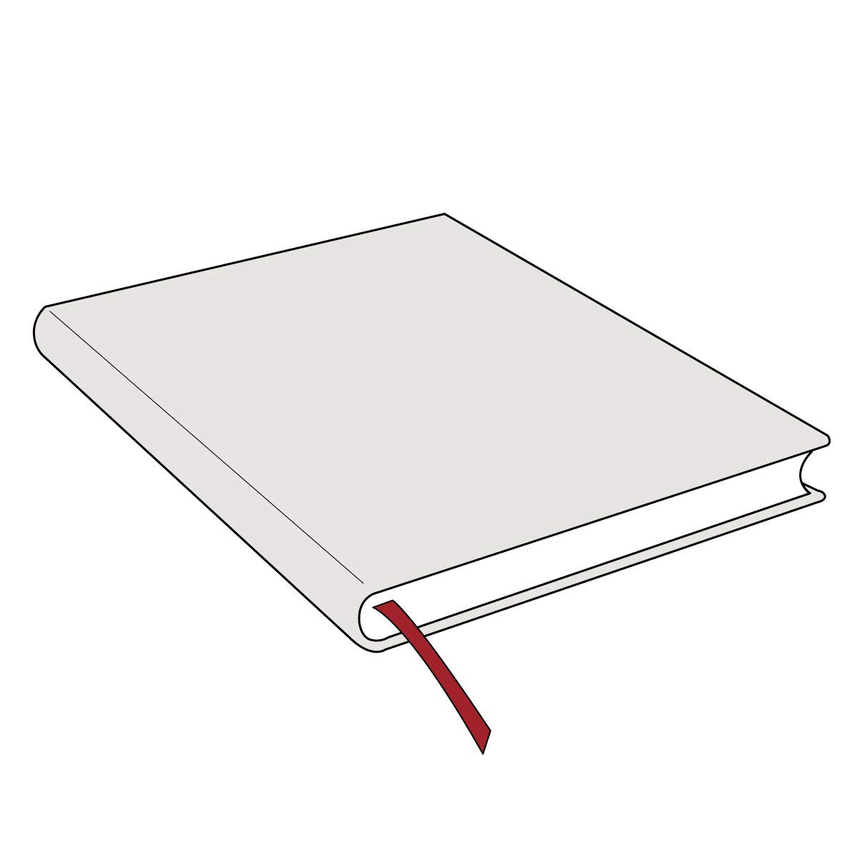 Azure (Equinoxe) Midi Lined Hardcover Journal (Elastic Band Closure)