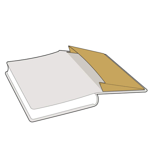 Azure (Equinoxe) Midi Lined Hardcover Journal (Elastic Band Closure)