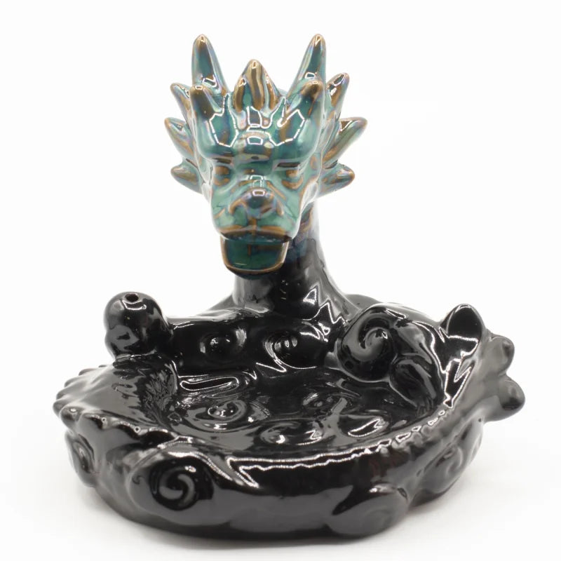 Backflow Incense Burner - Large Dragon Pool
