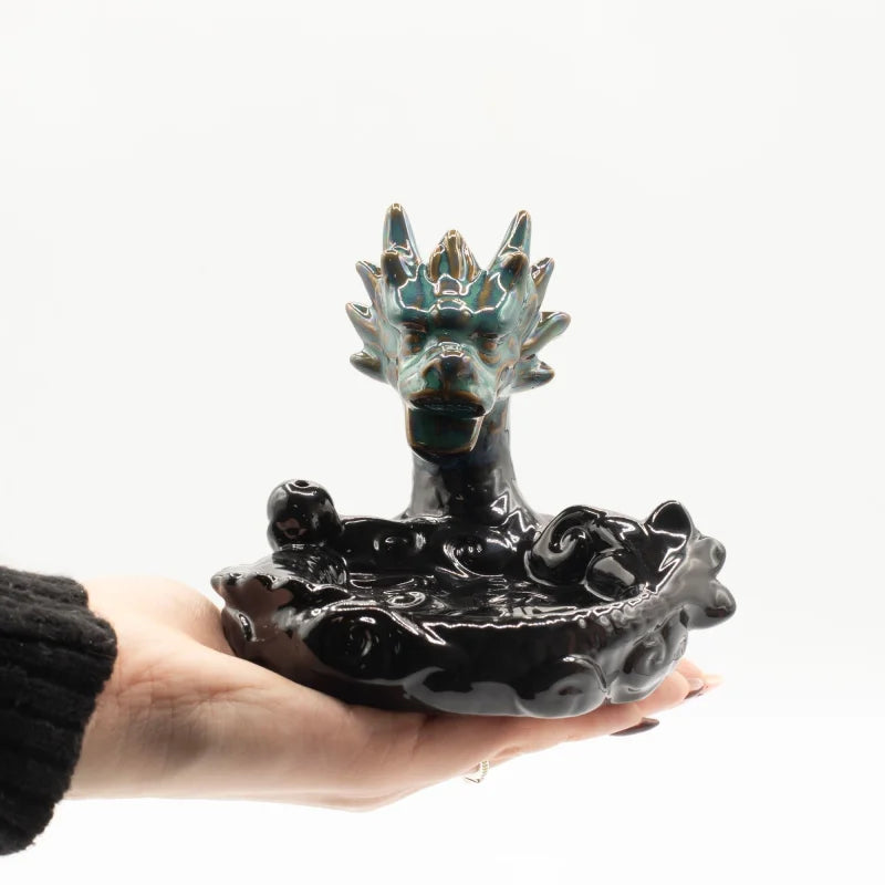 Backflow Incense Burner - Large Dragon Pool