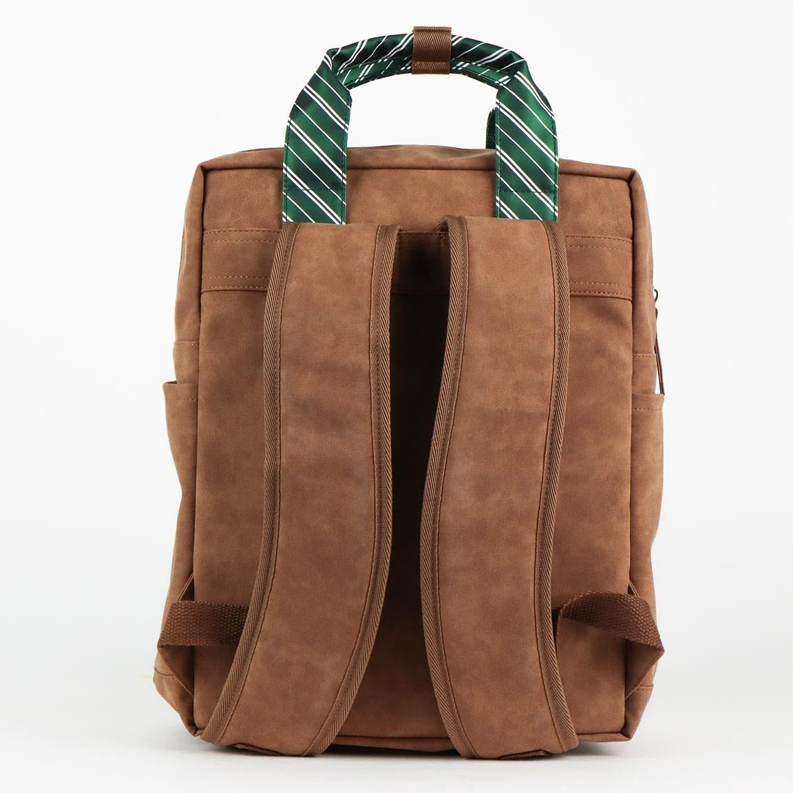Backpack Casual Fashion Faux-Leather Harry Potter Slytherin Bags