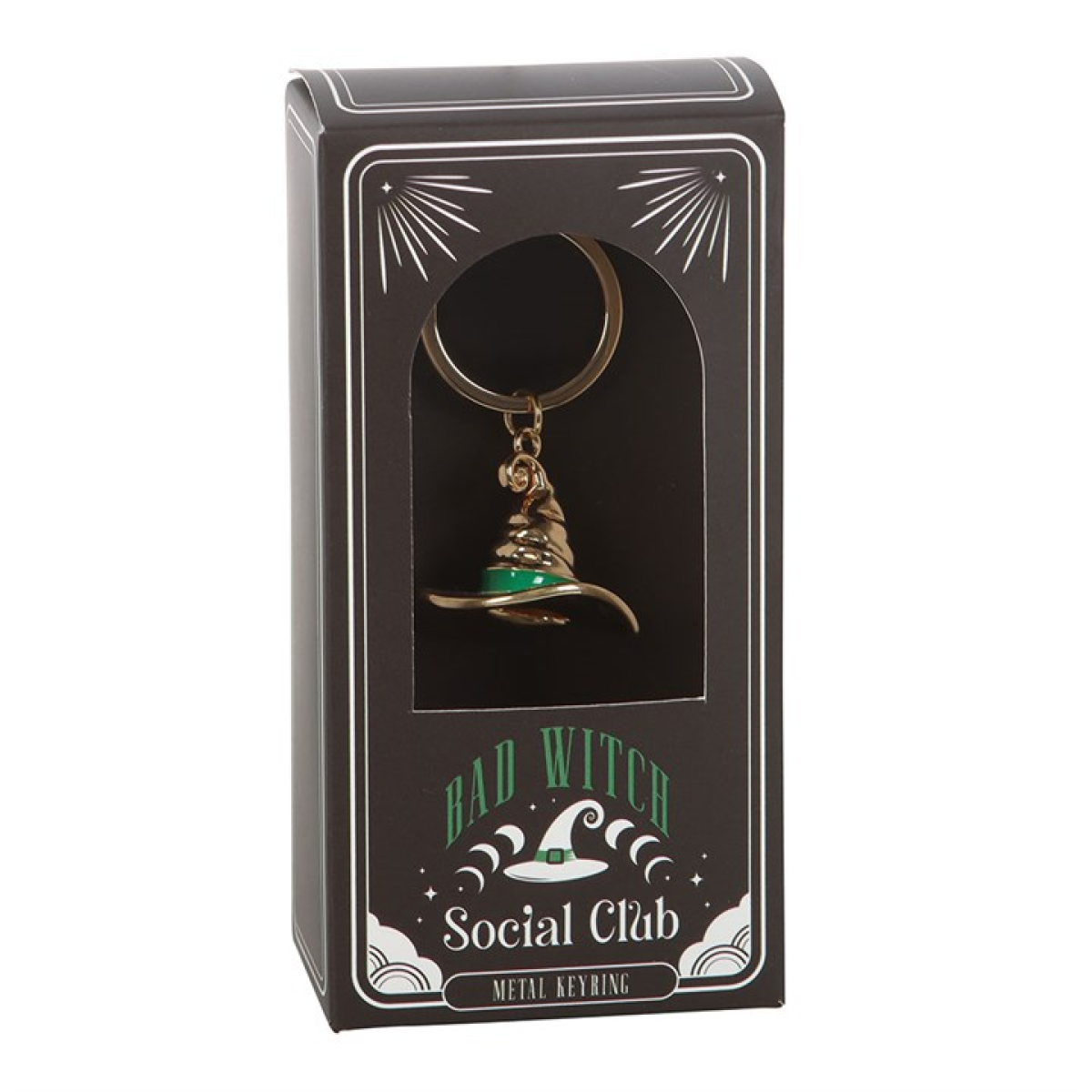 Bad Witch Alloy Hat Keyring