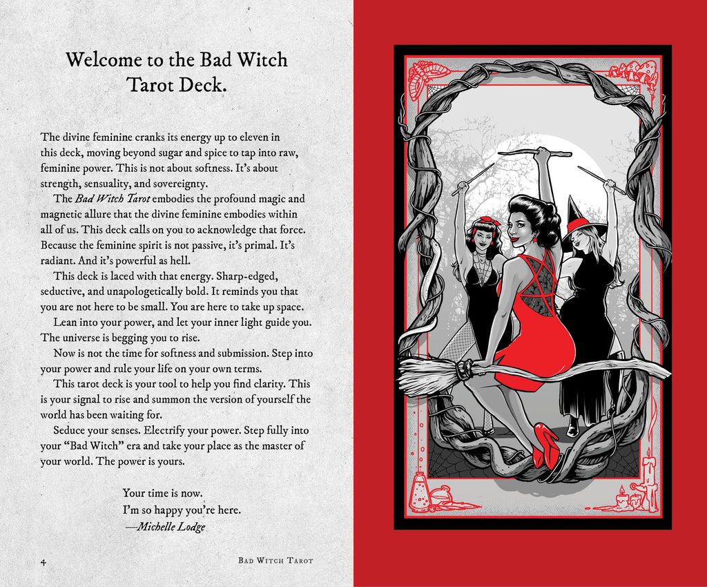 Bad Witch Tarot Deck and Guidebook