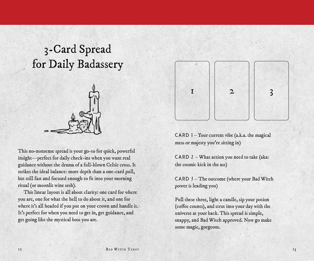 Bad Witch Tarot Deck and Guidebook