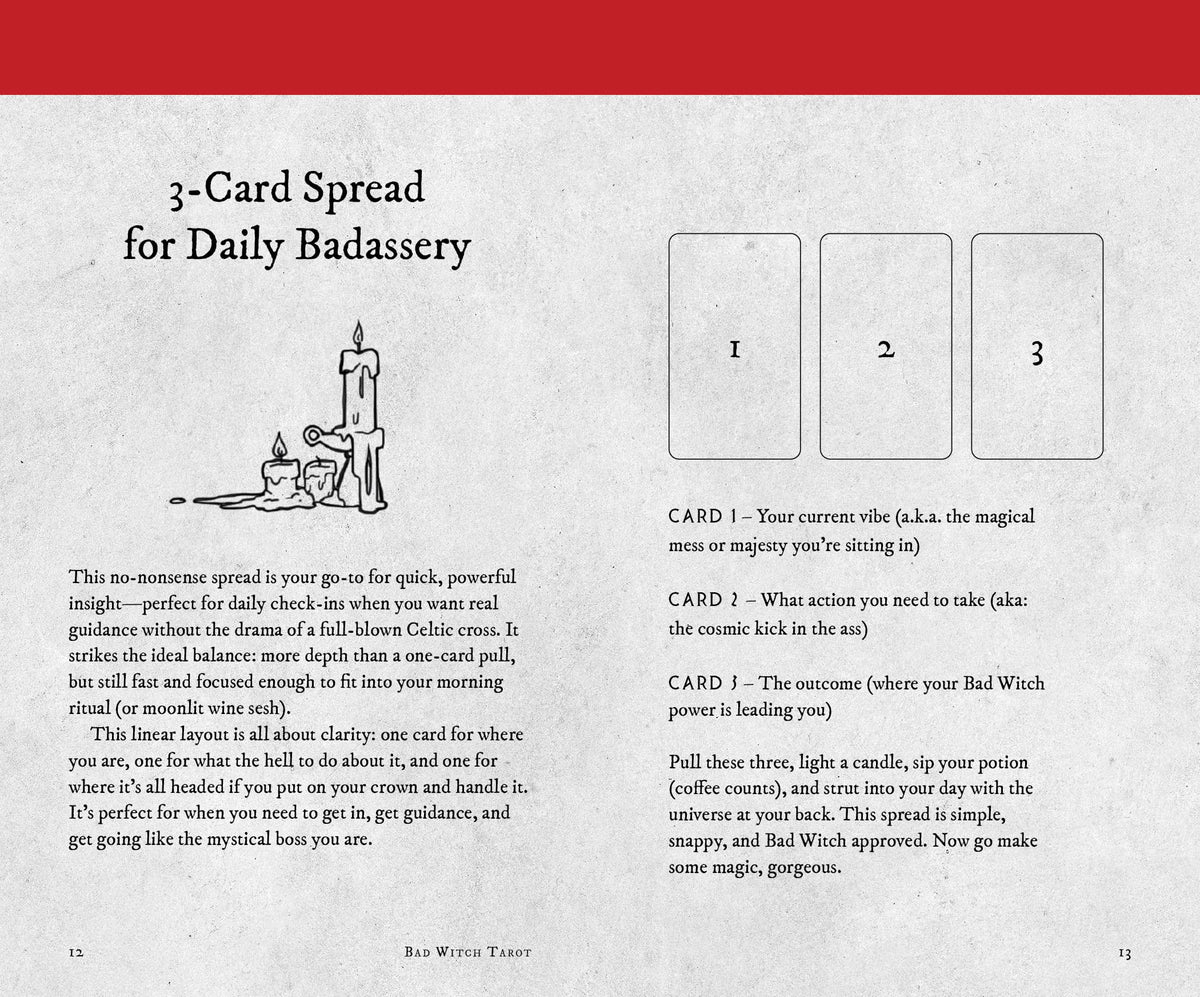 Bad Witch Tarot Deck and Guidebook